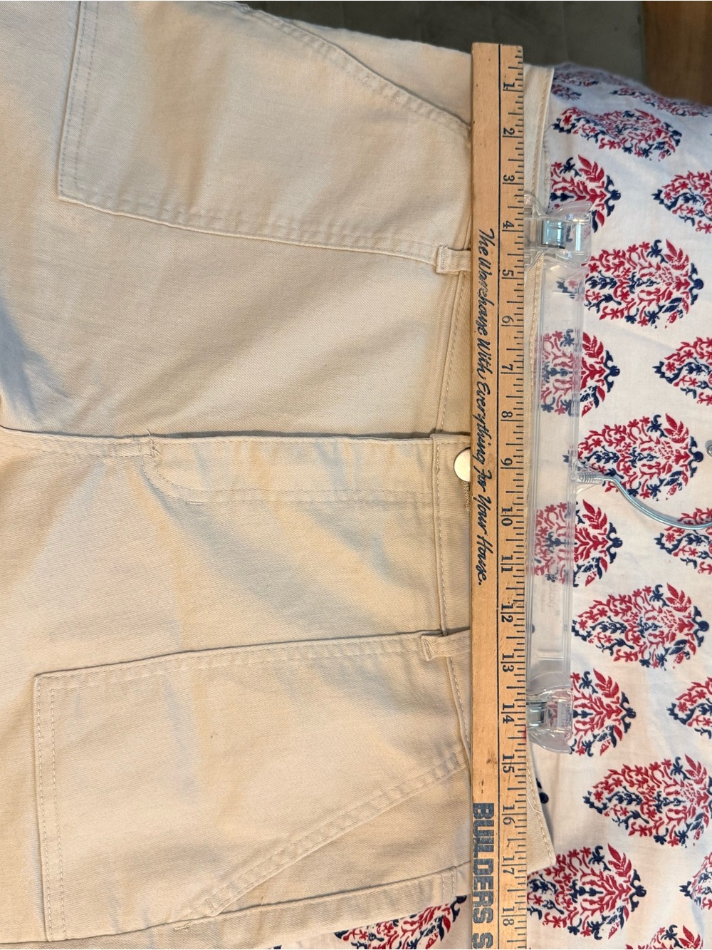d. jeans Beige Cropped Ankle Pants - Picture 3 of 6